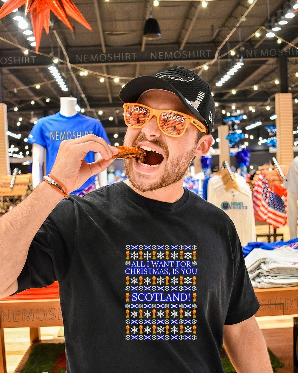 All I want for Christmas World Cup Scotland shirt