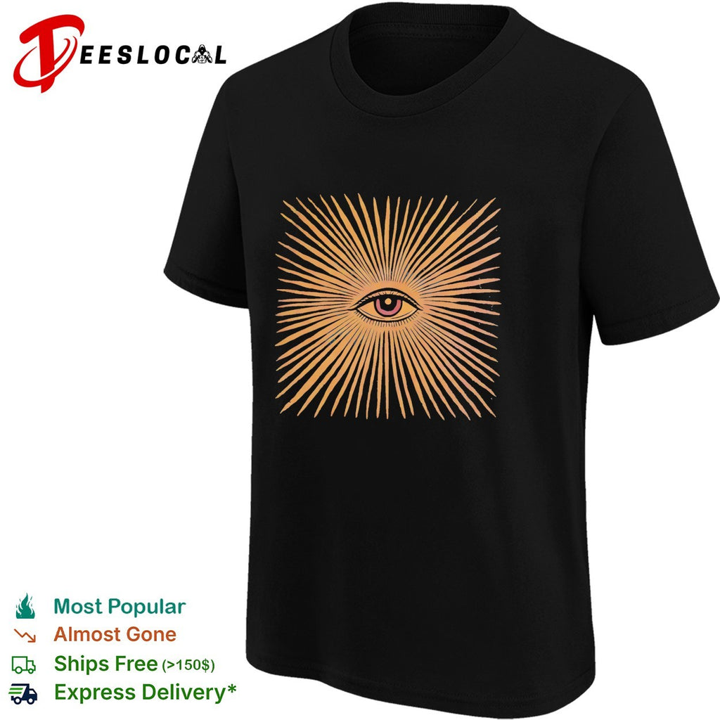 All seeing eye sunburst shirt