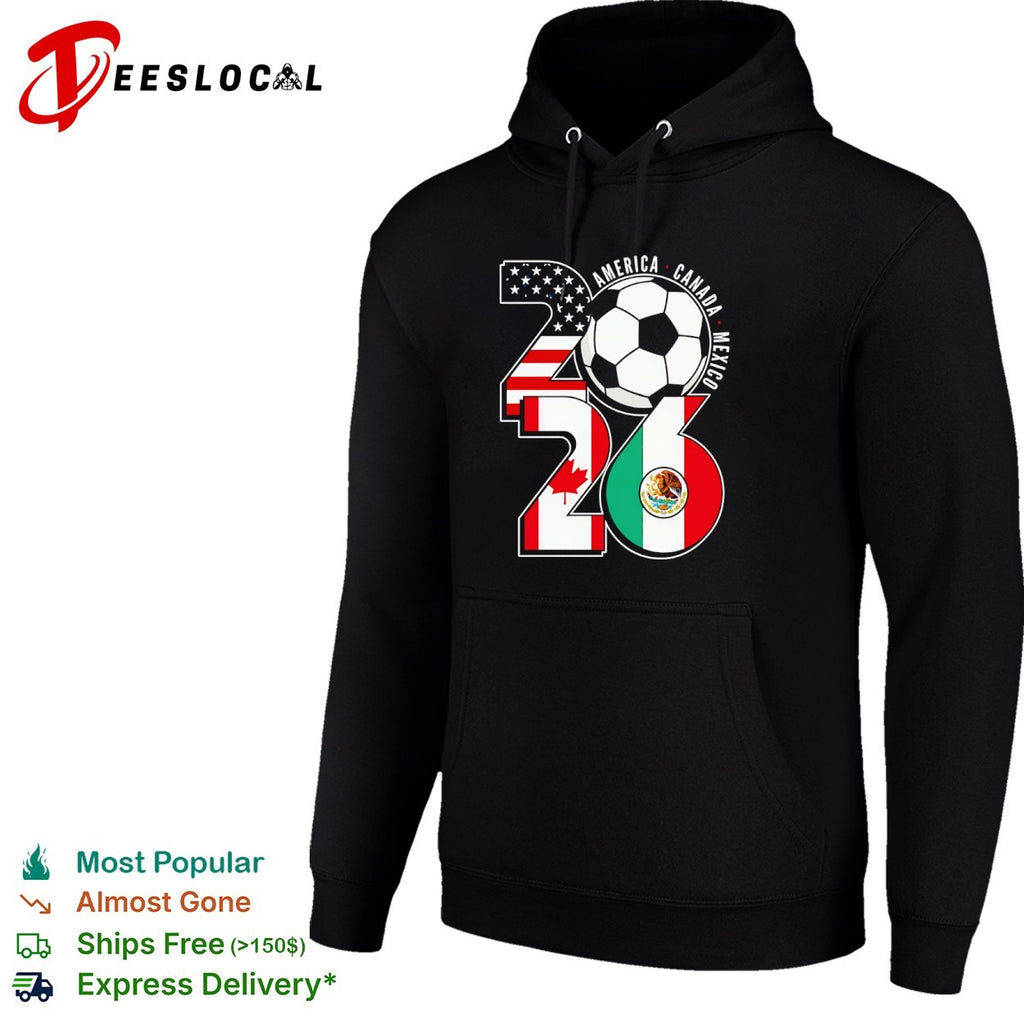America Canada Mexico 2026 soccer ball shirt