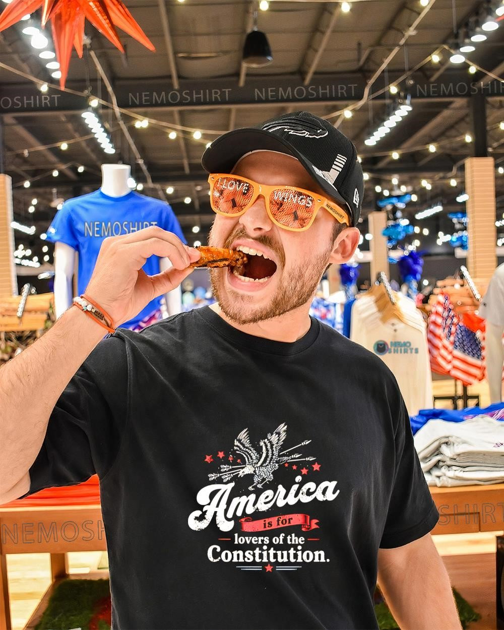 America is for lovers of the Constitution eagle shirt