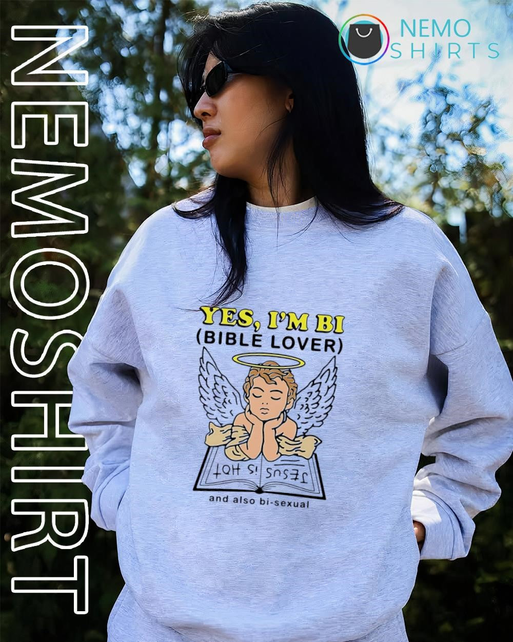 Angel yes I’m bi bible lover and also bi-sexual shirt