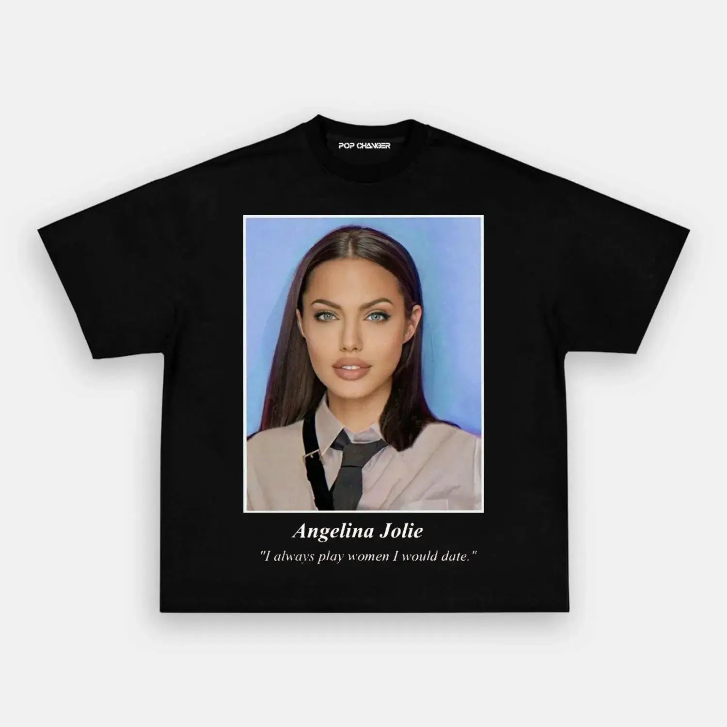 Angelina Jolie School Tee Hoodie, Sweatshirt | CiraTrend.com (Image 1)