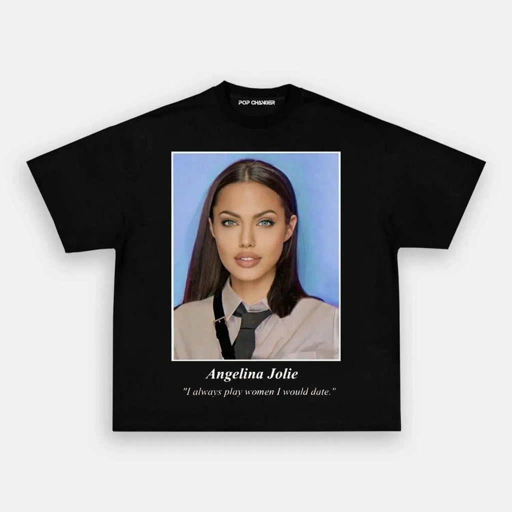 Angelina Jolie School Tee Hoodie, Sweatshirt | CiraTrend.com (Image 5)