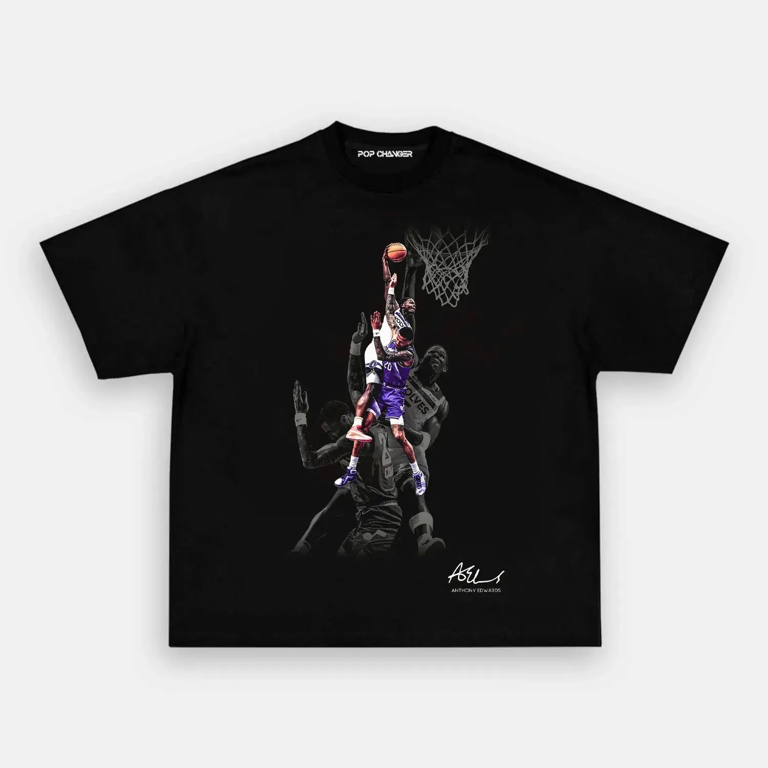 Anthony Edwards 'Dunk on John Collins' Tee Hoodie, Sweatshirt | CiraTrend.com (Image 1)