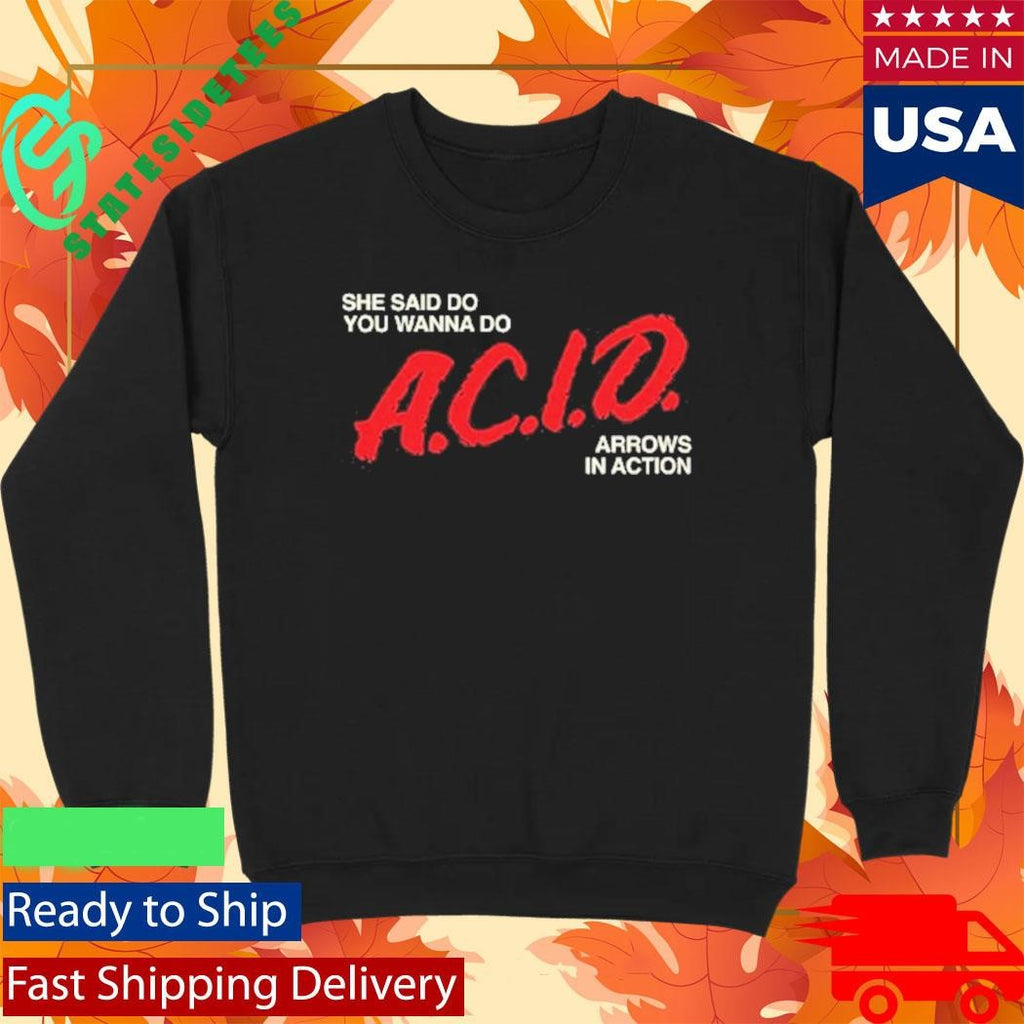 Arrows In Action Acid Tour Shirt