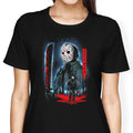 Attack on Crystal Lake - Women's Apparel T-Shirts, Hoodie, Sweatshirt | CiraTrend.com (Image 1)
