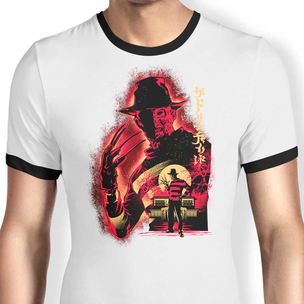 Attack on Elm St. - Ringer T-Shirt Hoodie, Sweatshirt | CiraTrend.com (Image 1)