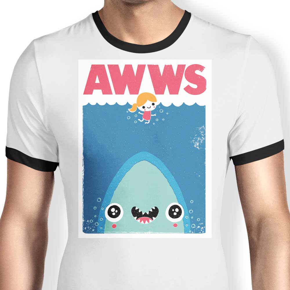 Awws - Ringer T-Shirt Hoodie, Sweatshirt | CiraTrend.com (Image 3)