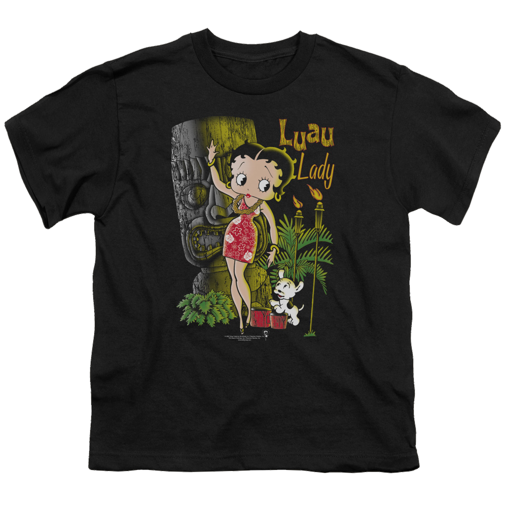 Betty Boop Luau Lady - Kid's T-Shirt Hoodie, Sweatshirt | CiraTrend.com
