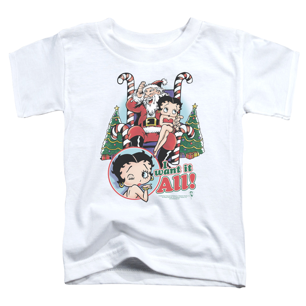 Betty Boop I Want It All - Toddler T-Shirt Hoodie, Sweatshirt | CiraTrend.com