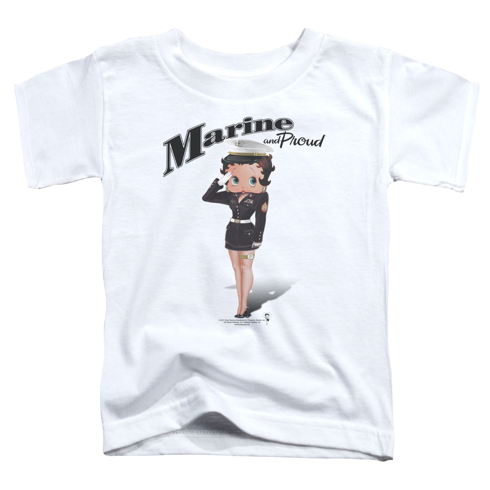 Betty Boop Marine Boop - Kid's T-Shirt Hoodie, Sweatshirt | CiraTrend.com