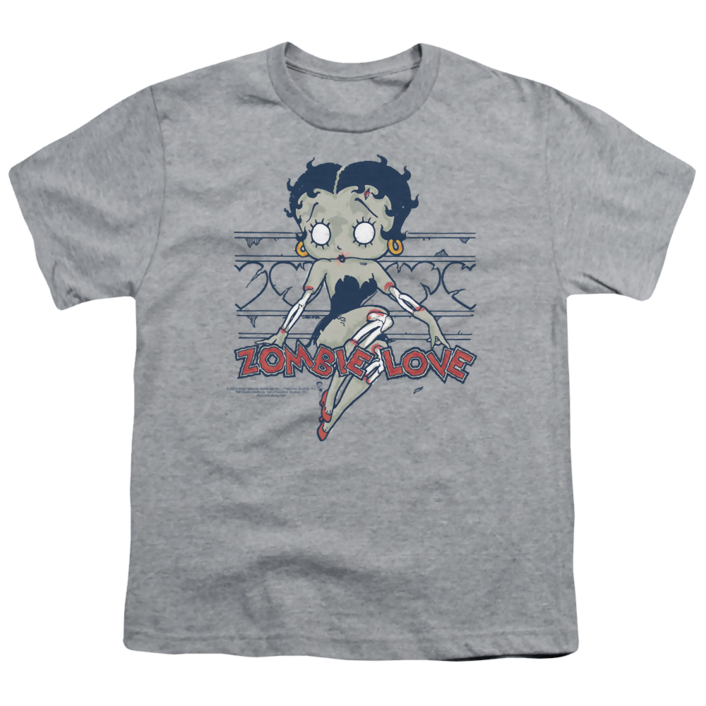 Betty Boop Zombie Pinup - Youth T-Shirt Hoodie, Sweatshirt | CiraTrend.com