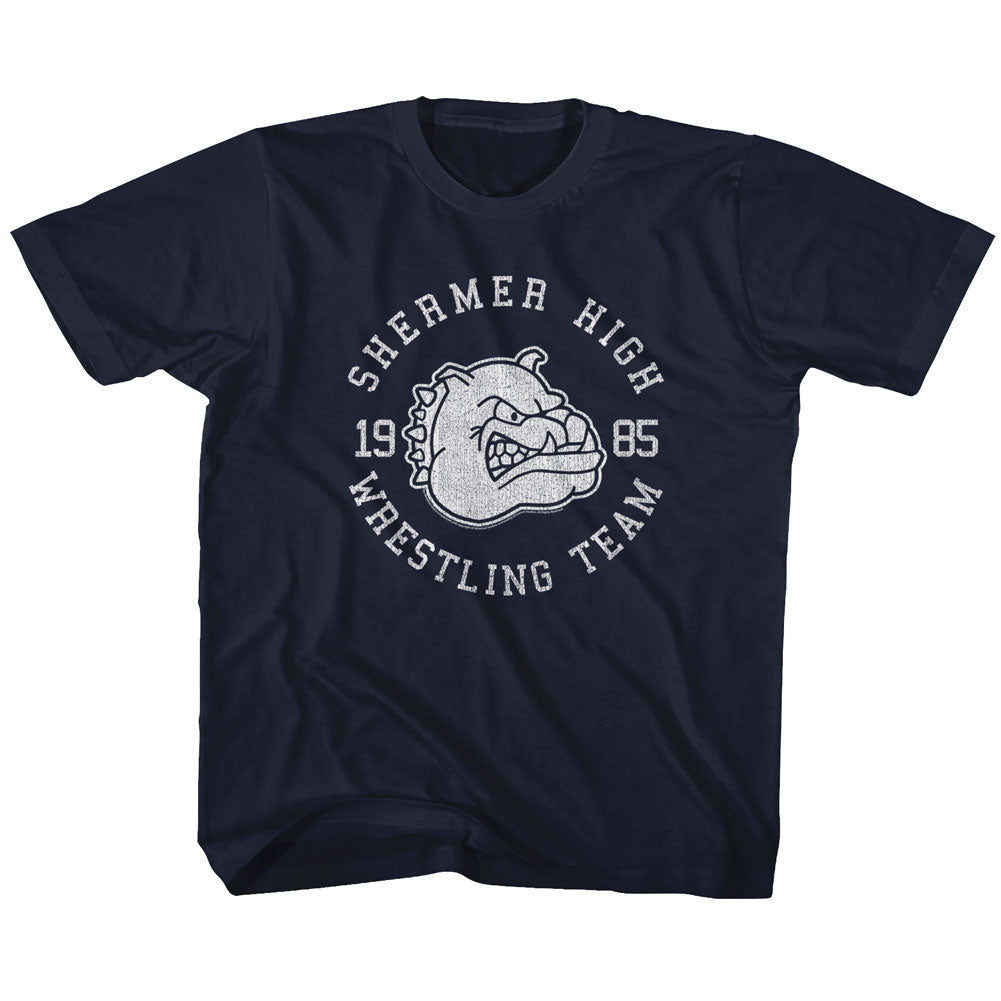 Breakfast Club Toddler S/S T-Shirt - Wrestling Team - Solid Navy Hoodie, Sweatshirt | CiraTrend.com