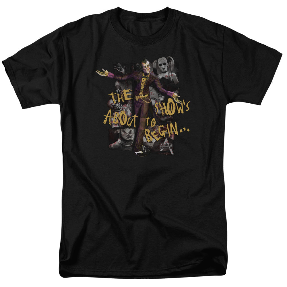 Arkham City About To Begin Mens T Shirt Black Hoodie, Sweatshirt | CiraTrend.com
