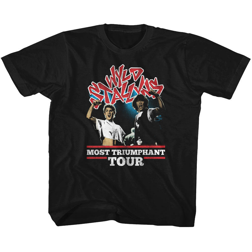 Bill And Ted Youth S/S T-Shirt - Most Triumphant - Solid Black Hoodie, Sweatshirt | CiraTrend.com
