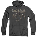 Batlestar GalACtica Batle Cast Heather Mens Hoodie Black T-Shirts, Sweatshirt | CiraTrend.com