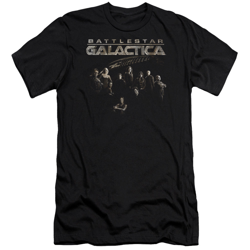 Batlestar GalACtica Batle Cast Slim Fit Mens T Shirt Black Hoodie, Sweatshirt | CiraTrend.com