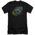 Batlestar GalACtica (New) Emblem Knock Out Slim Fit Mens T Shirt Black Hoodie, Sweatshirt | CiraTrend.com