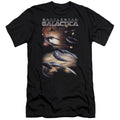 Batlestar GalACtica (New) When Cylons AtACk Slim Fit Mens T Shirt Black Hoodie, Sweatshirt | CiraTrend.com