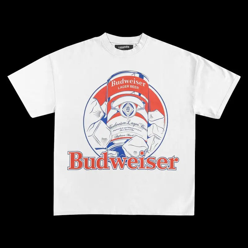BUDWEISER KING OF BEERS VINTAGE VINTAGE TEE | MEN'S GRAPHIC T-SHIRT SWEATSHIRT HOODIE | GIFT FOR FAN | CiraTrend.com