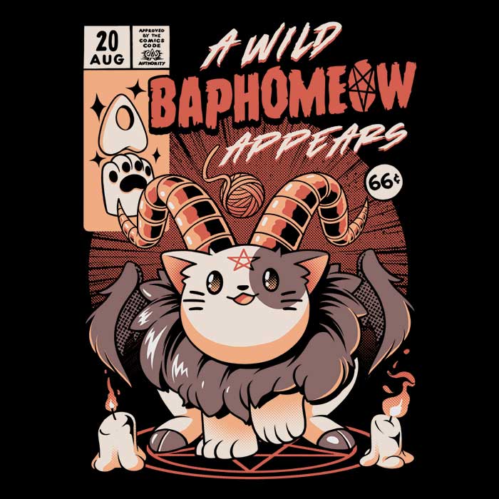 Baphomeow - Long Sleeve T-Shirt Hoodie, Sweatshirt | CiraTrend.com (Image 2)