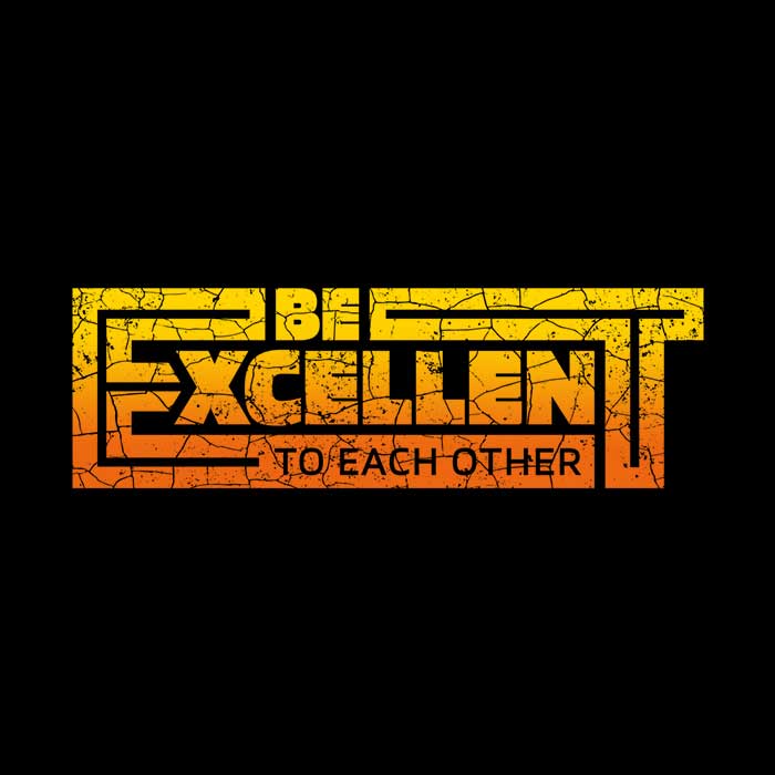 Be Excellent Typography - Long Sleeve T-Shirt Hoodie, Sweatshirt | CiraTrend.com (Image 2)