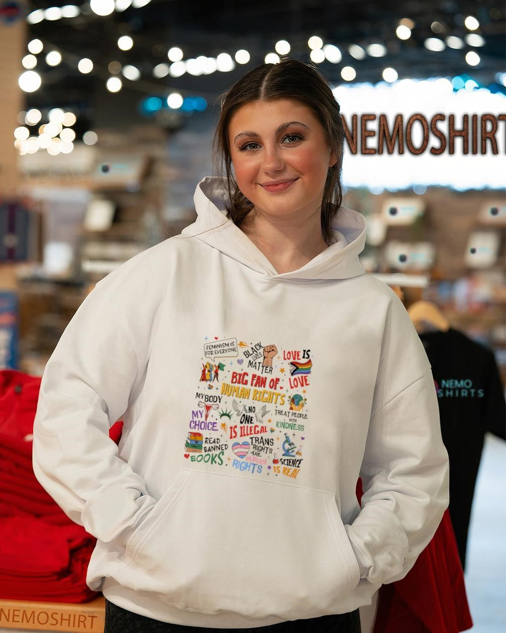 Big Fan of Human Rights love is love LGBT pride shirt