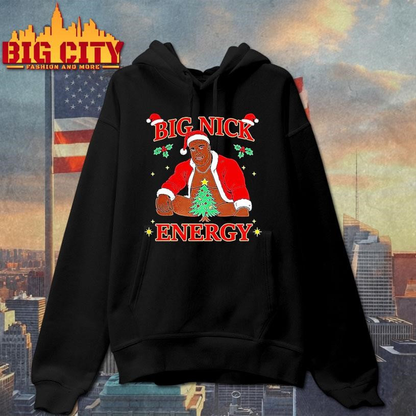 Big Nick Energy Cartoon Christmas Shirt