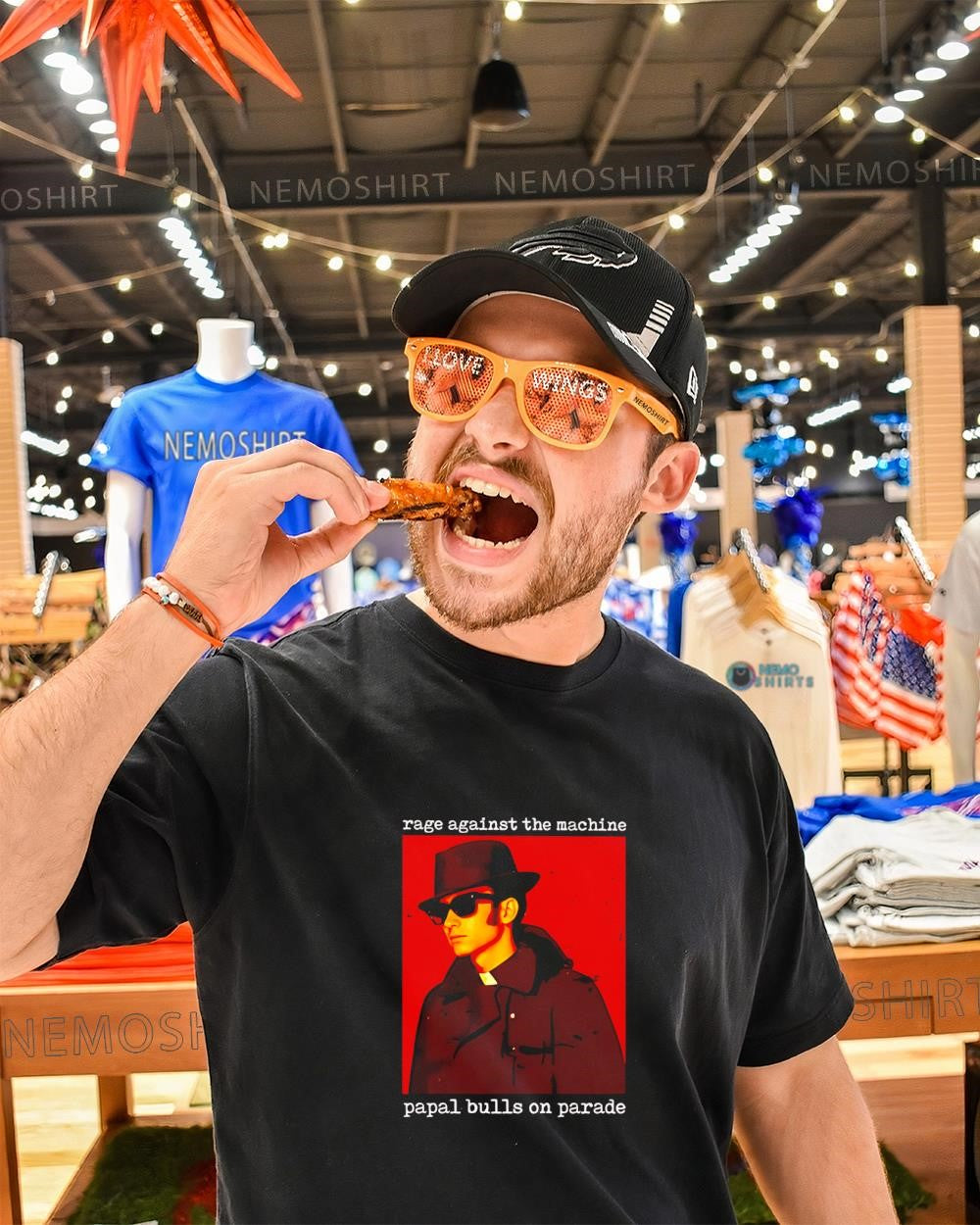 Blues Brothers rage against the machine papal bulls on parade shirt