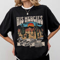 Boho Christian Shirts, His Mercies Are New Each Morning, Christian TShirts, Bible Verse Shirt, Trendy Christians T...