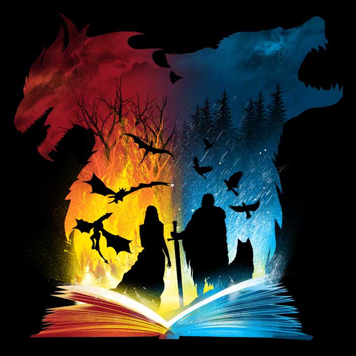 Book of Fire and Ice - Sweatshirt T-Shirts, Hoodie | CiraTrend.com (Image 2)