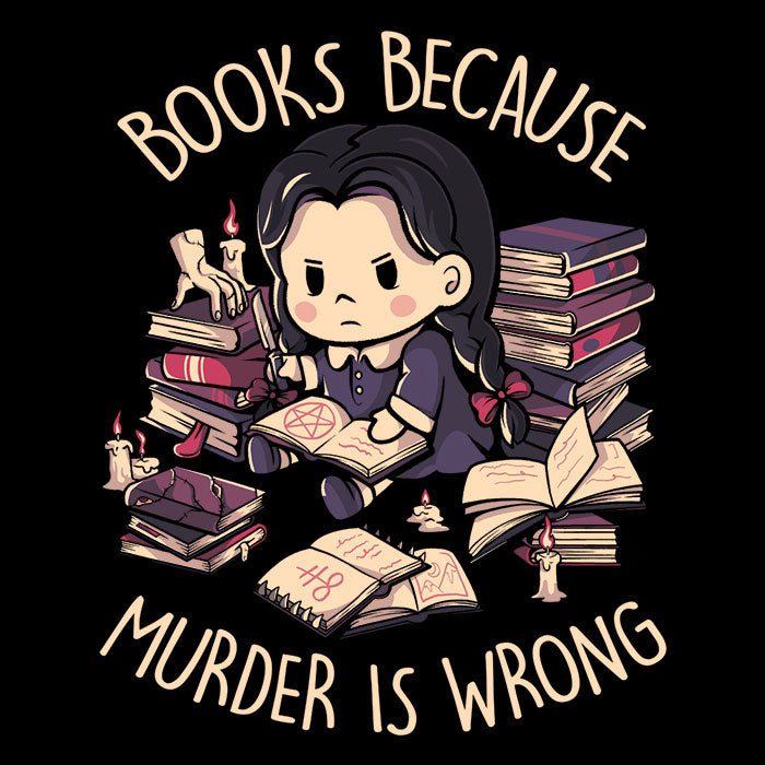 Books Over Murder - Men's Apparel T-Shirts, Hoodie, Sweatshirt | CiraTrend.com (Image 2)