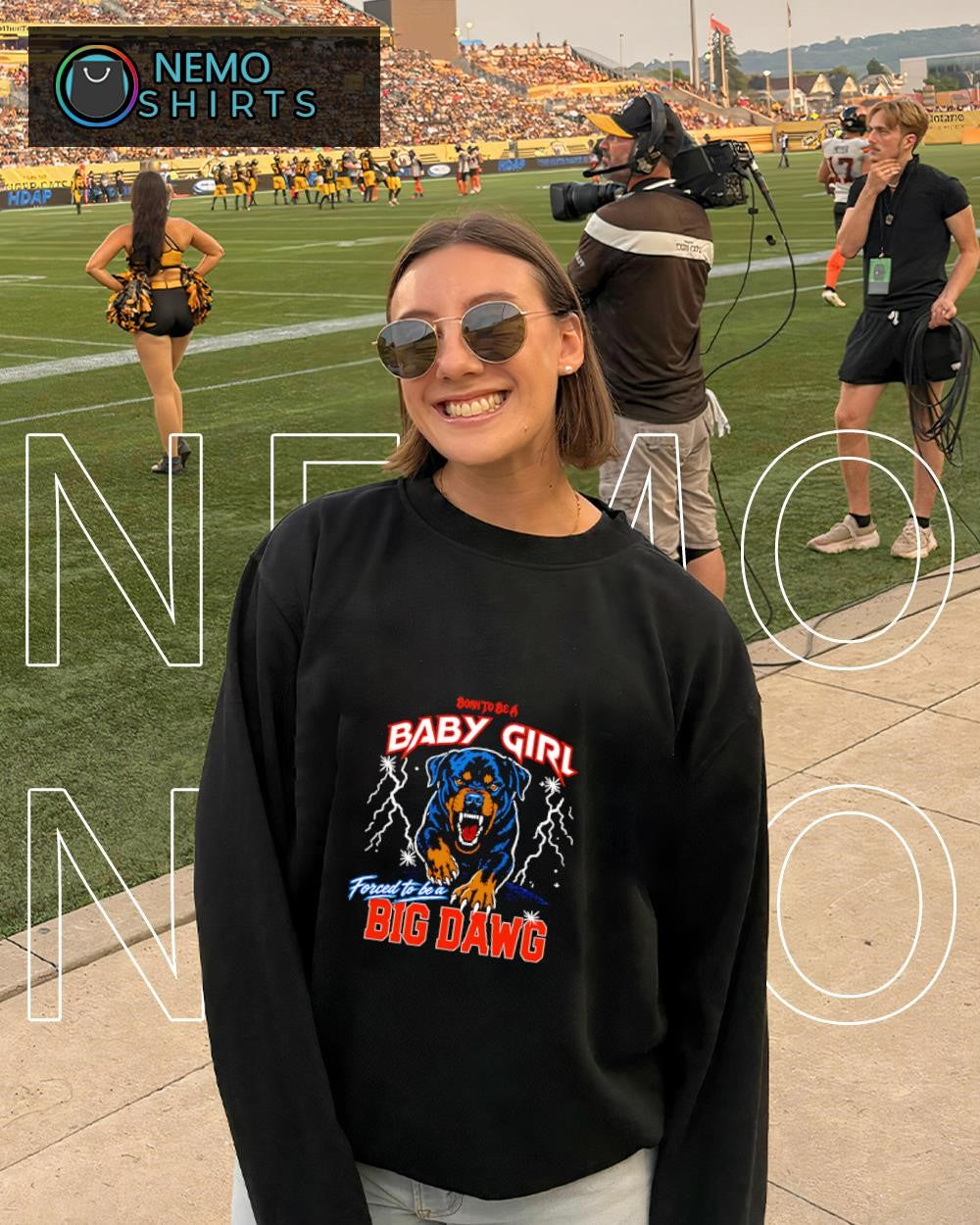Born to be a baby girl forced to be a Big Dawg shirt