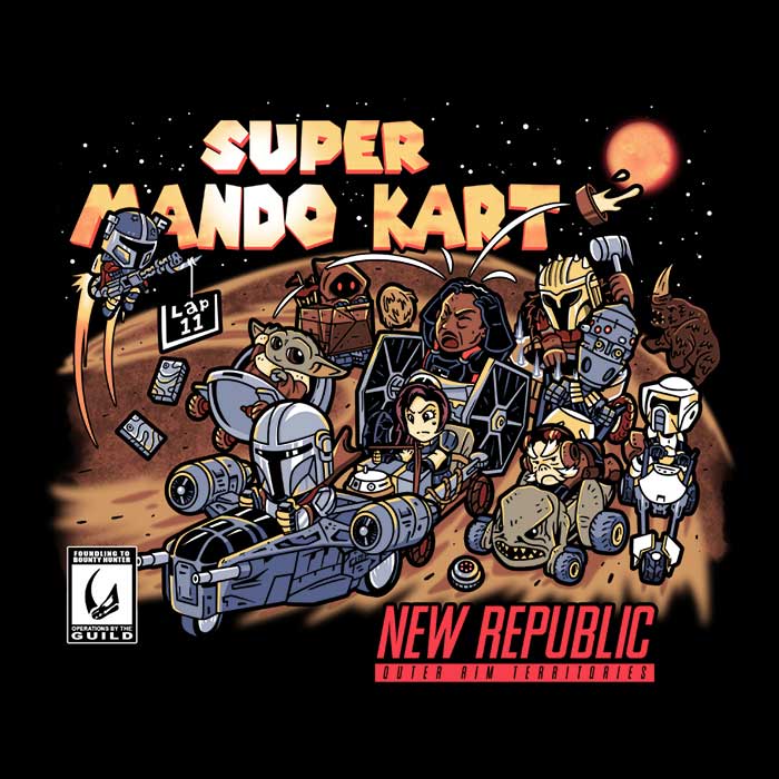Bounty Hunter Kart - Long Sleeve T-Shirt Hoodie, Sweatshirt | CiraTrend.com (Image 2)