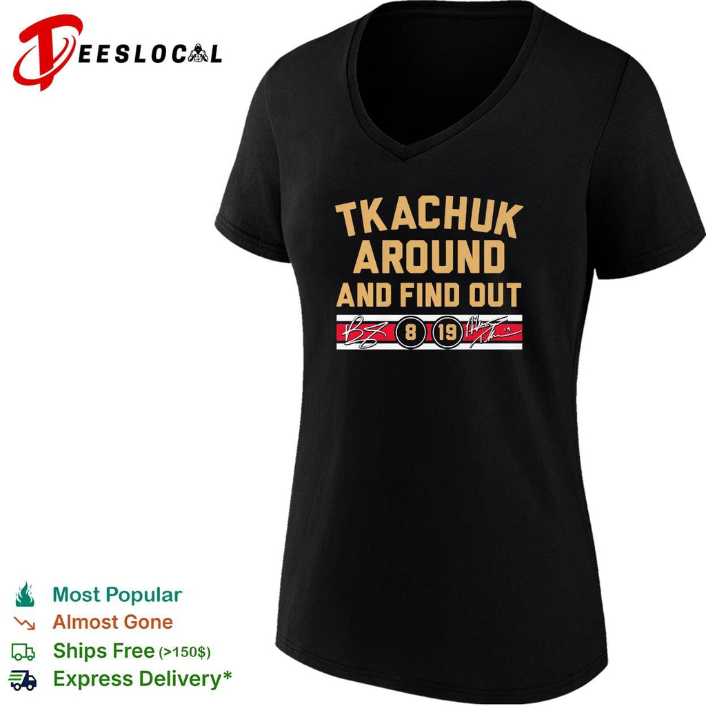 Brady Tkachuk and Matthew Tkachuk around and find out Florida Panthers hockey signature shirt