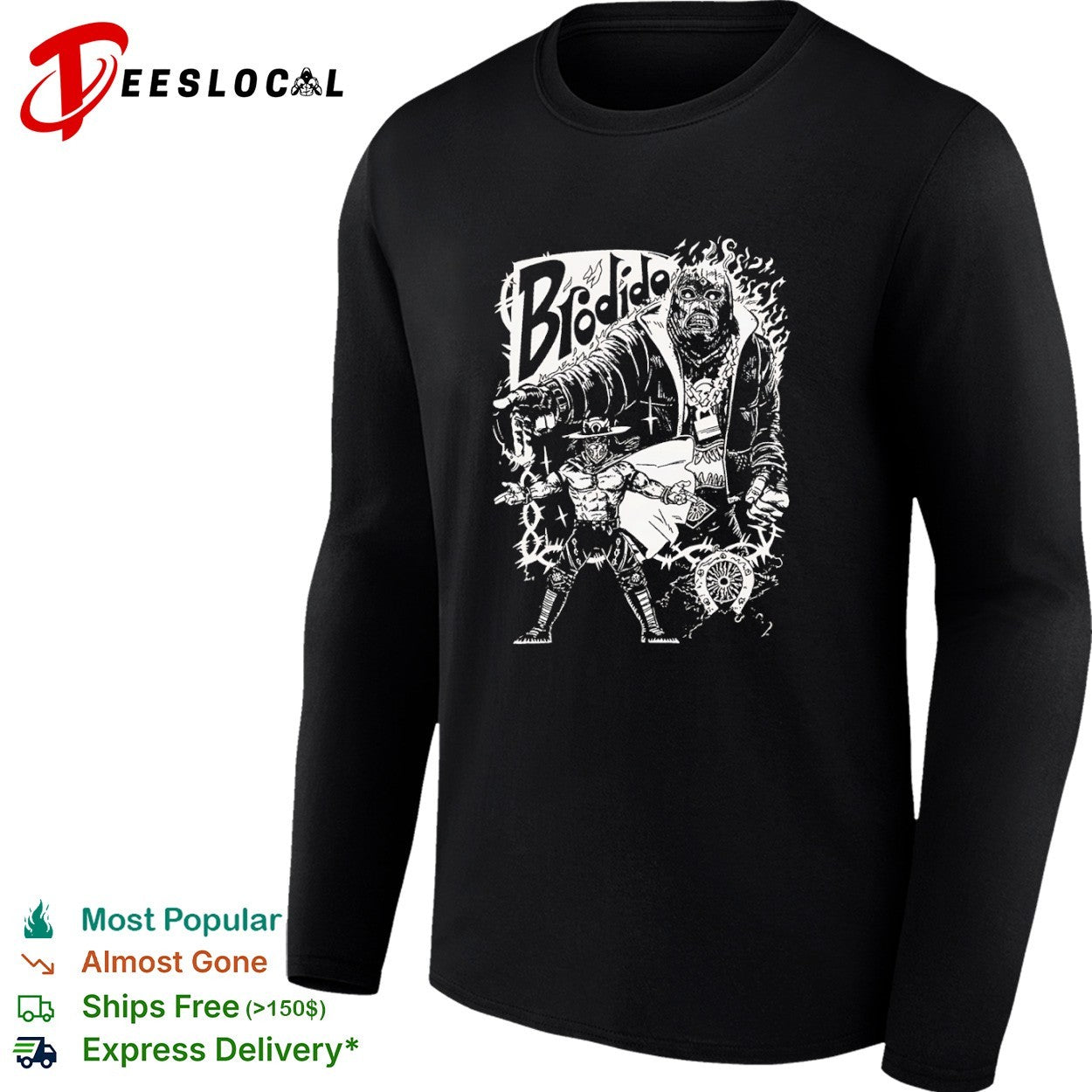 Brodie Lee AEW Brodido wrestling mask shirt
