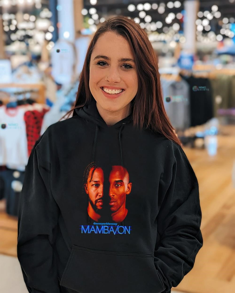 Brunson and Kobe Mamba-on NewYork Knicks shirt