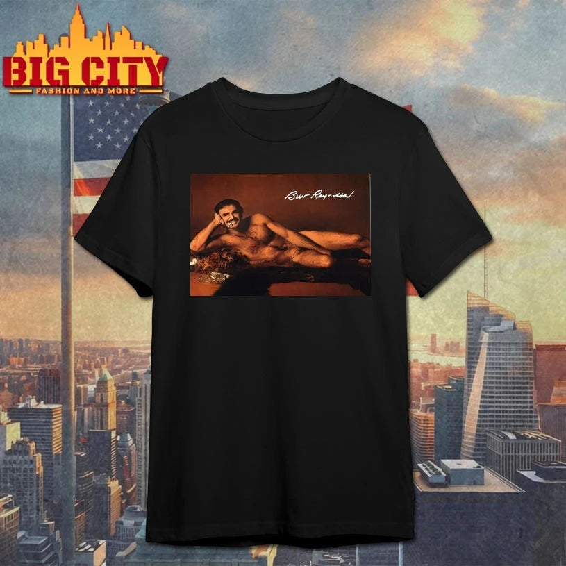 Burt Reynolds 1972 Cosmopolitan Centerford Vintage Poster Shirt