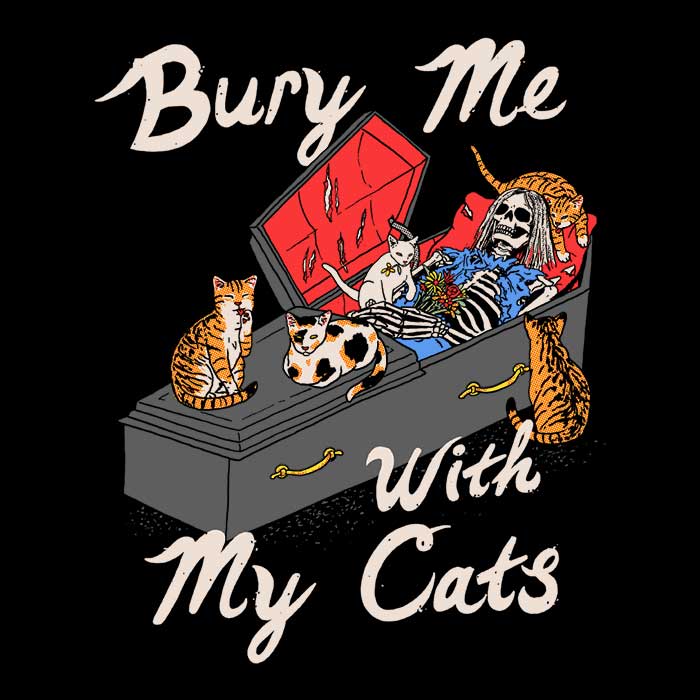 Bury Me With My Cats - Youth Apparel T-Shirts, Hoodie, Sweatshirt | CiraTrend.com (Image 2)