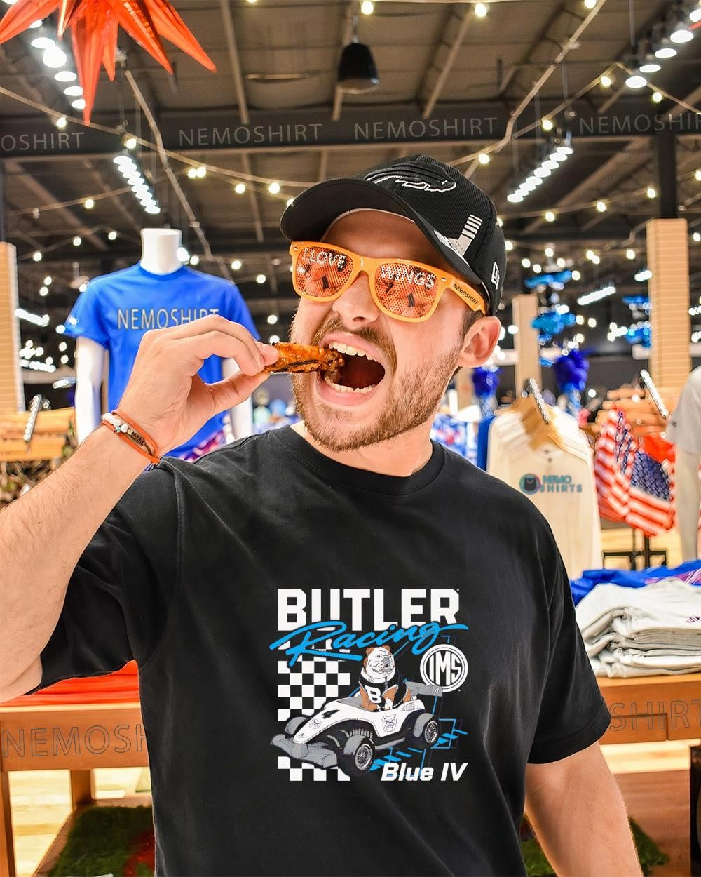 Butler Racing Indianapolis Motor Speedway Blue TV shirt