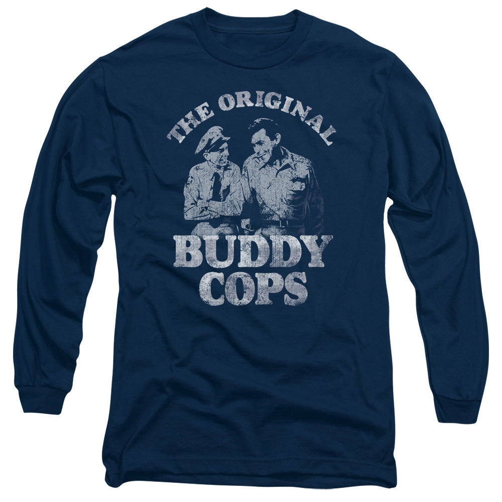 Andy Griffith Buddy Cops Mens Long Sleeve Shirt Navy Hoodie, Sweatshirt | CiraTrend.com (Image 2)