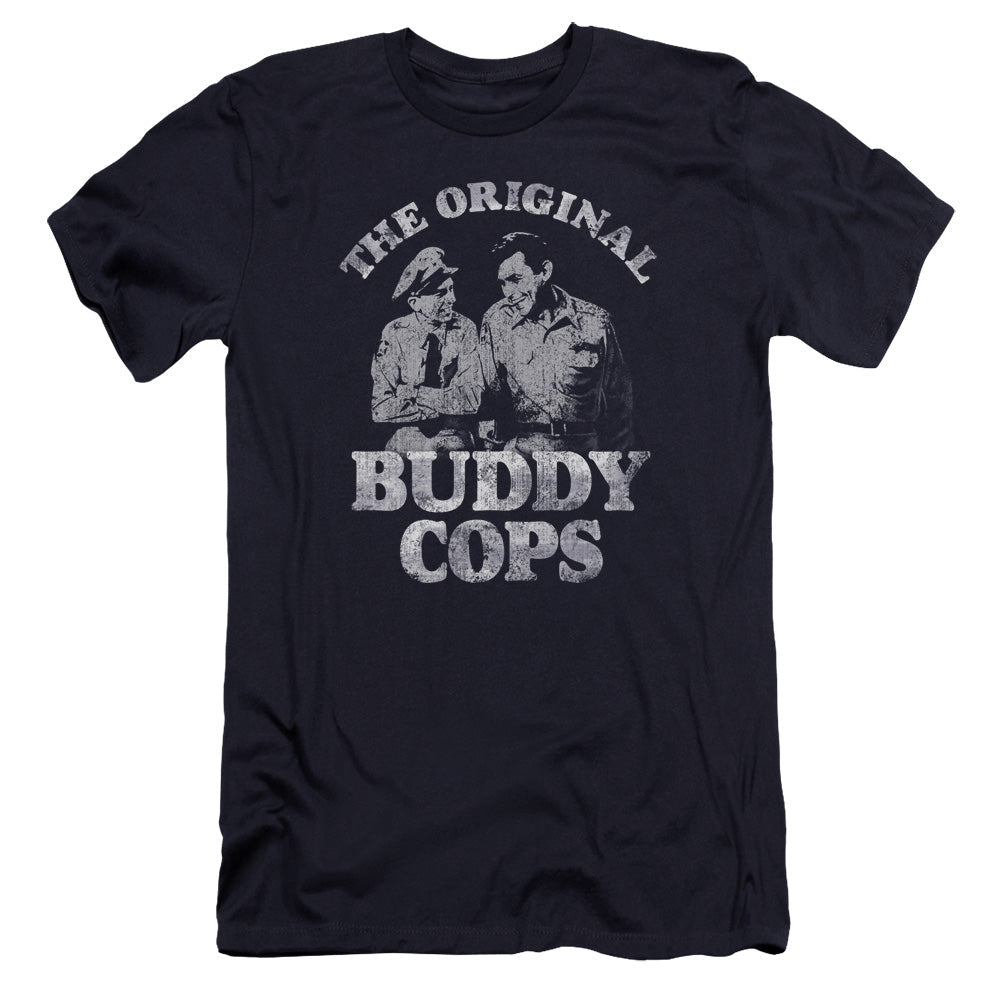 Andy Griffith Buddy Cops Premium Bella Canvas Slim Fit Mens T Shirt Navy Hoodie, Sweatshirt | CiraTrend.com (Image 1)