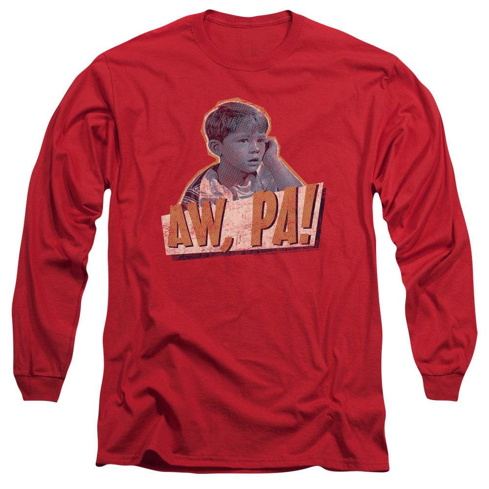 Andy Griffith Aw Pa Mens Long Sleeve Shirt Red Hoodie, Sweatshirt | CiraTrend.com (Image 2)