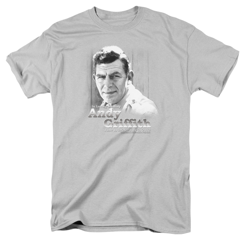 Andy Griffith In Loving Memory Mens T Shirt Silver Hoodie, Sweatshirt | CiraTrend.com (Image 3)