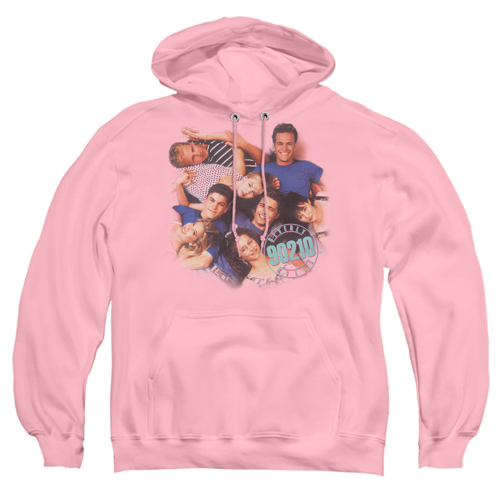 90210 Gang In Logo Mens Hoodie Pink T-Shirts, Sweatshirt | CiraTrend.com (Image 2)