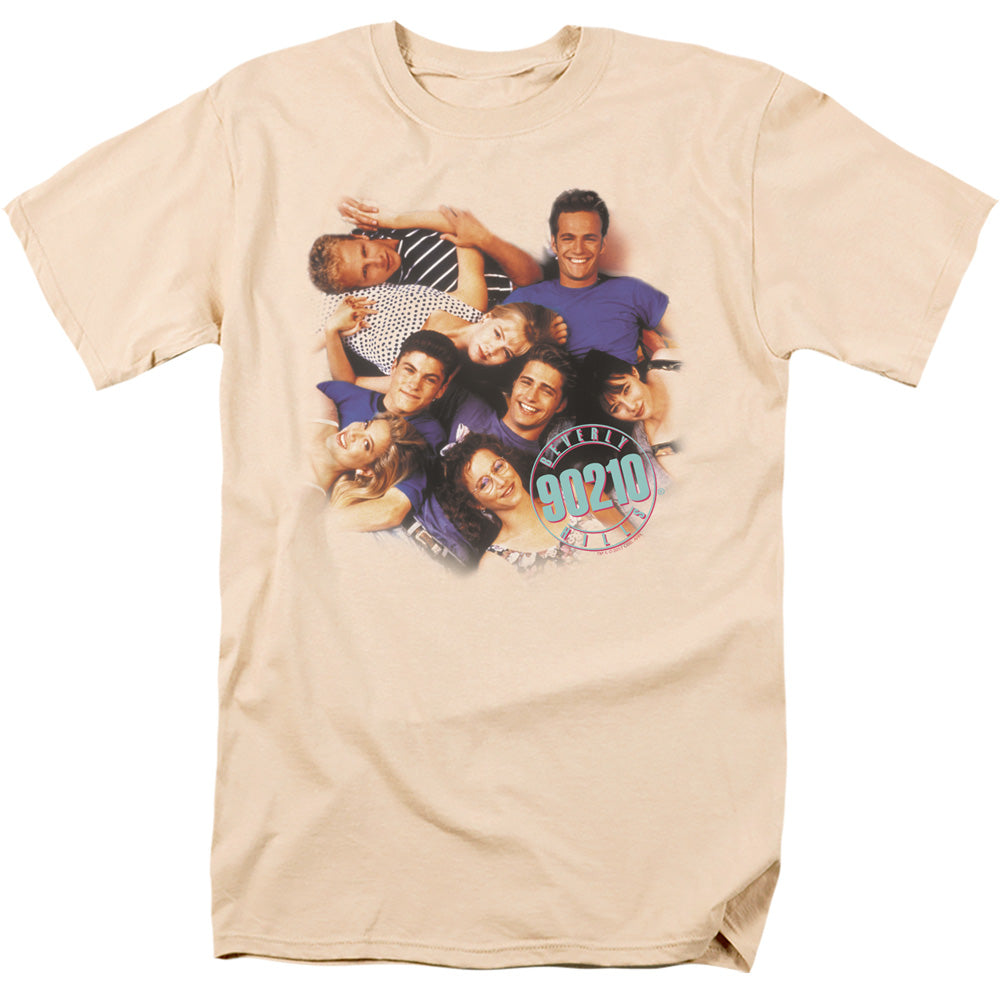 90210 Gang And Logo Mens T Shirt Cream Hoodie, Sweatshirt | CiraTrend.com (Image 3)