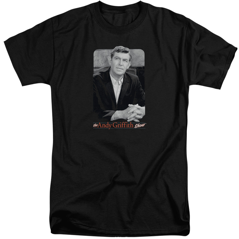 Andy Griffith Classic Andy Mens Tall T Shirt Black Hoodie, Sweatshirt | CiraTrend.com (Image 1)