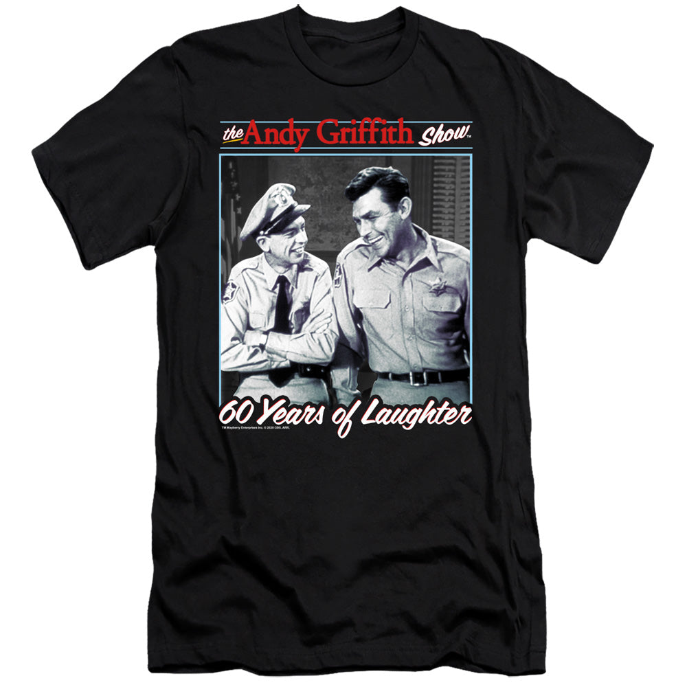 Andy Griffith 60 Years Of Laughter Hbo Premium Bella Canvas Slim Fit Mens T Shirt Black Hoodie, Sweatshirt (Image 1)