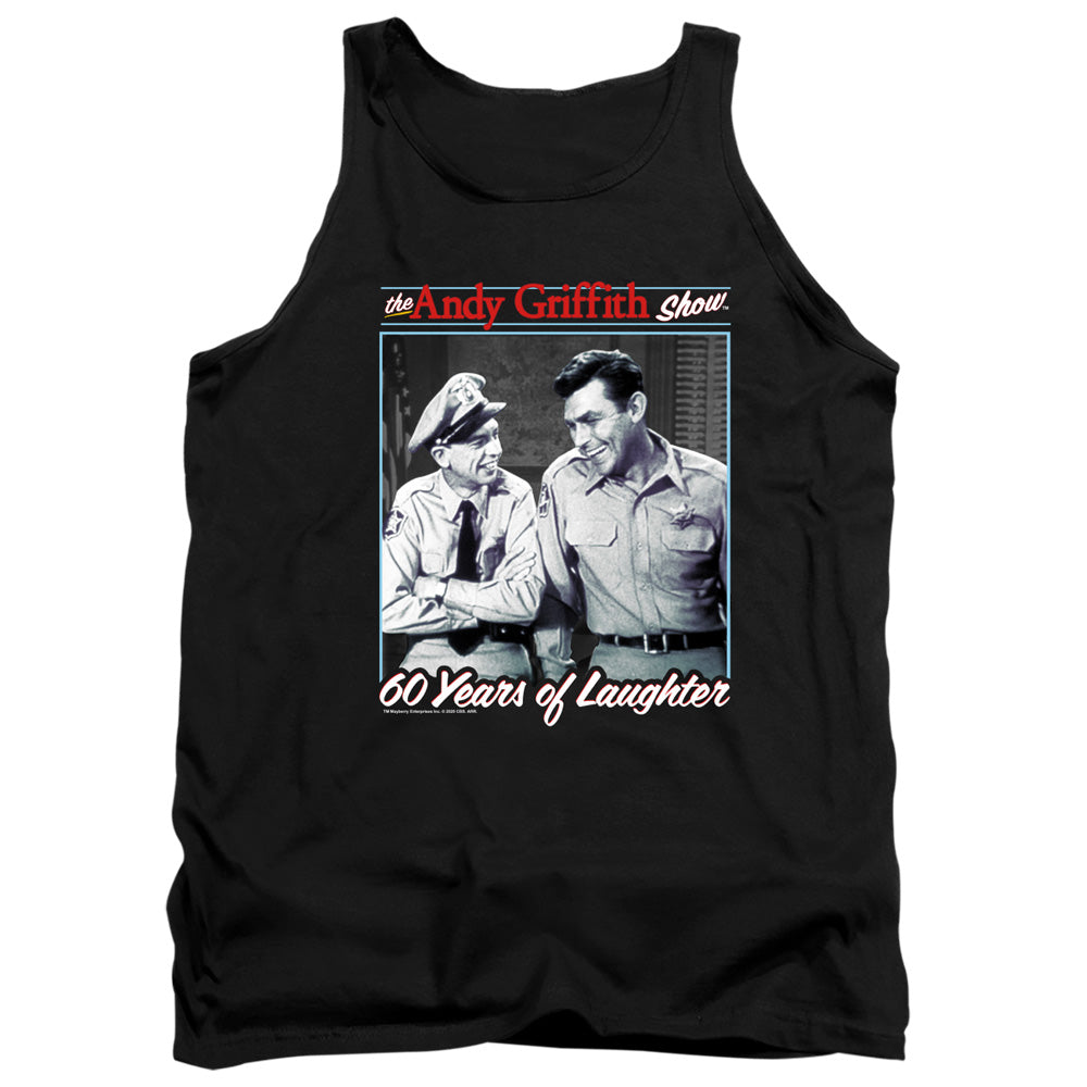 Andy Griffith 60 Years Of Laughter Mens Tank Top Shirt Black Hoodie, Sweatshirt | CiraTrend.com (Image 1)