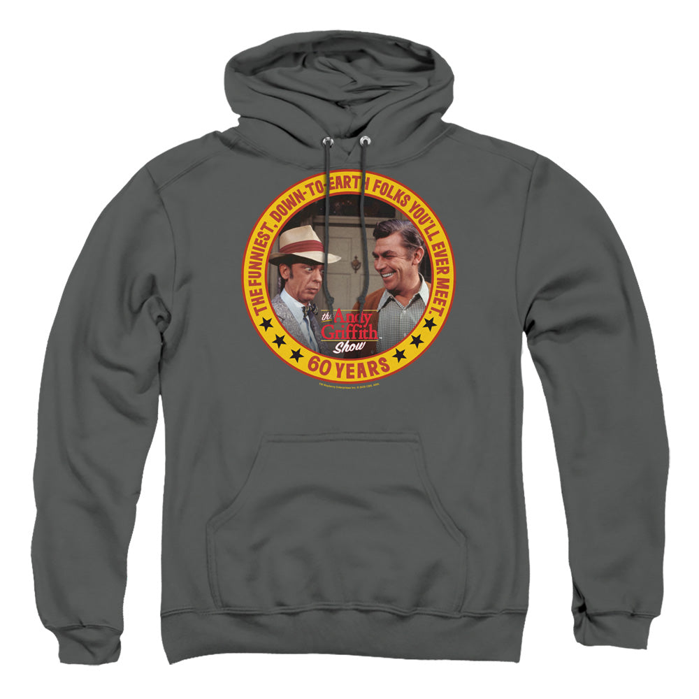 Andy Griffith 60 Years Mens Hoodie Charcoal T-Shirts, Sweatshirt | CiraTrend.com (Image 2)